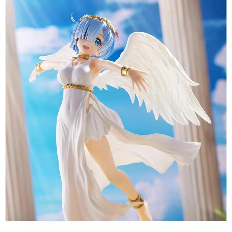 100%Original ReZero Action Figural Rem Character Sculpture Anime Figurine Statue Figure Cartoon Toy Collectible Model