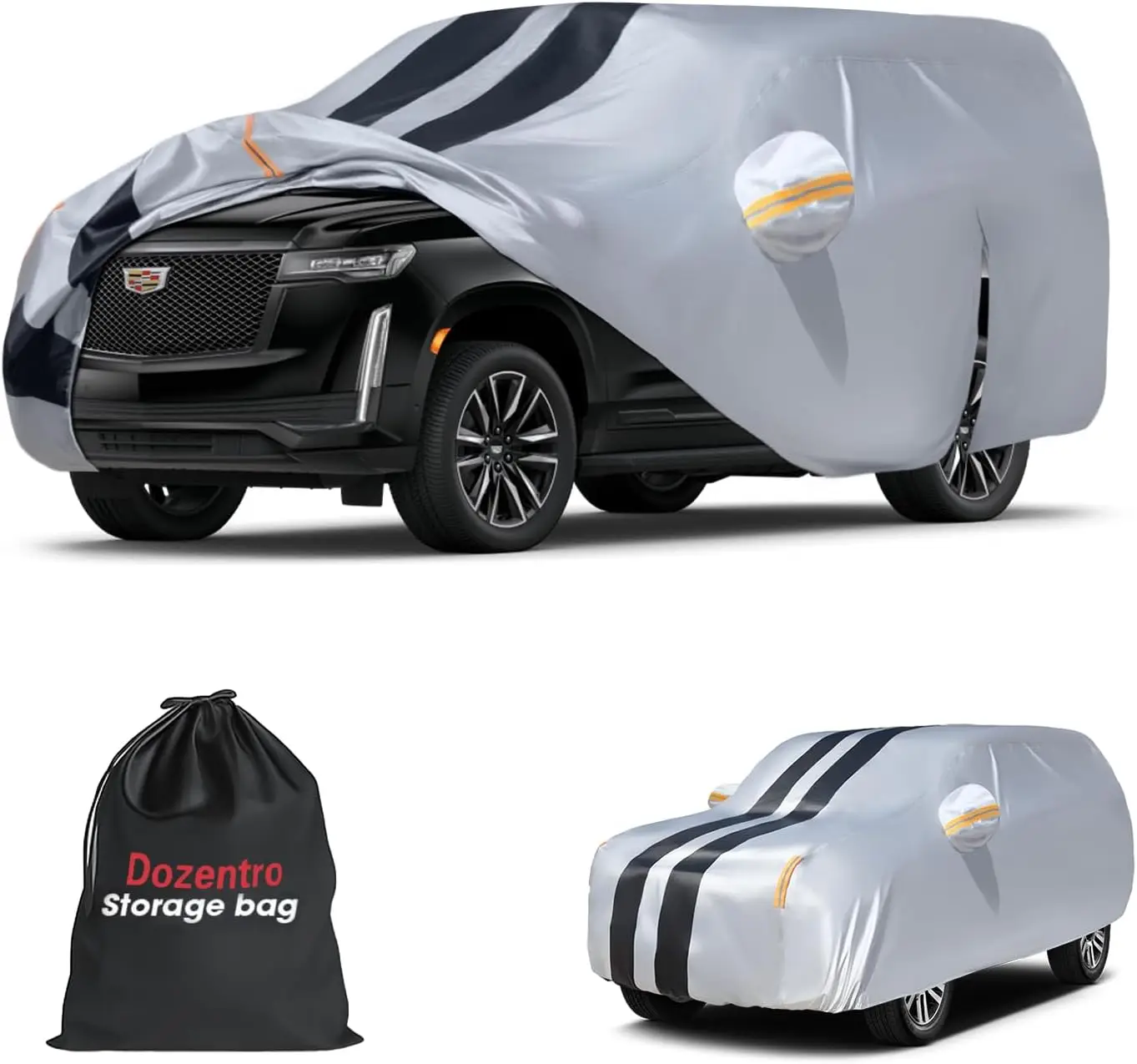 

Large SUV Car Cover for Cadillac Escalade (1998-2025) - Waterproof, All-Weather Protection with Heavy-Duty Design