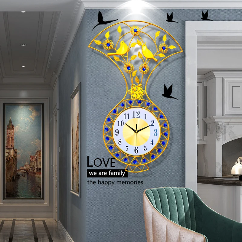 

Luxury Nordic Wall Clock Bathroom Modern House Wall Clock Big Design Orologio Da Parete Home Decoretion Living Room LQQ35XP