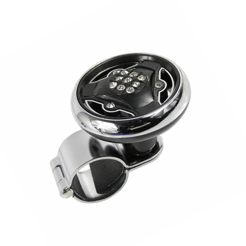 Car Truck Universal Steering Wheel Grip Aid Handle Power Control Assister Spinner Knob Ball