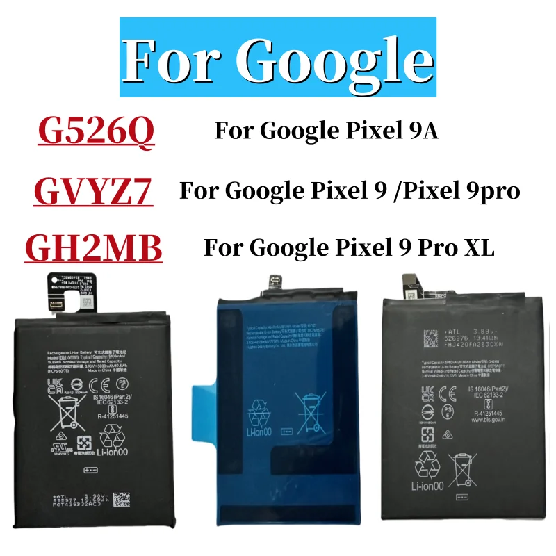 新しい交換用 G526Q GVYZ7 GH2MB バッテリー Google Pixel 9A /Pixel 9