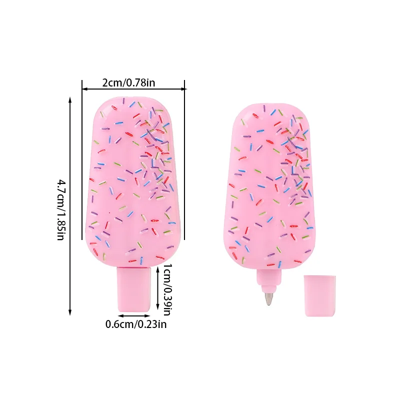 12/24 Stück Mini-Eiscreme-Stifte für Kinder, Jungen, Mädchen, Geburtstagsparty-Geschenke, Piñata-Füller, Schulpreise, Weihnachtsgeschenk, Hochzeitsandenken – Detail 7