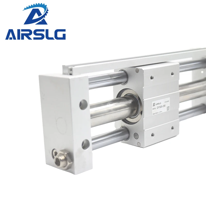 Three rod guide rail long stroke Magnetically Coupled rodless cylinder CDY1L10-100 CY1L16-200 CDY1L20-300 25-400 32-500 40-600