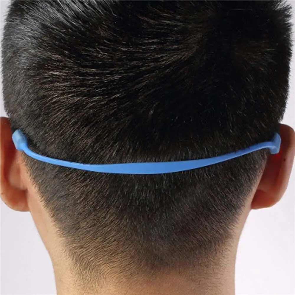 مرونة عالية سيليكون الأطفال بلون النظارات الشمسية حبل النظارات الشمسية الفرقة النظارات سلاسل النظارات الحبل #3