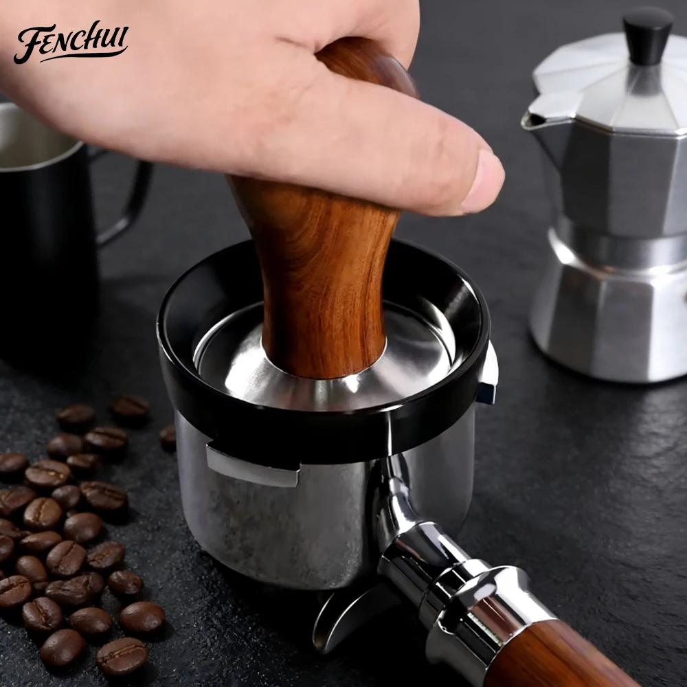 

FENCHUI Espresso Coffee Replacement Dosing Ring For Delonghi Funnel Aluminum with 6 Magnets Fits 51/54/58/58.5mm Portafilter