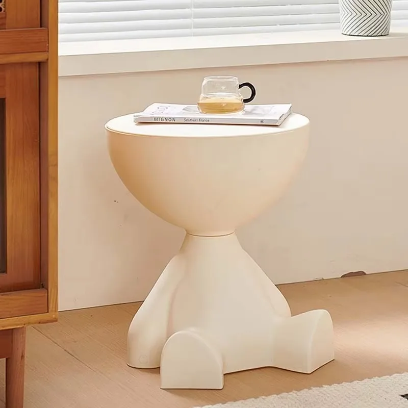 

Plastic Minimalist Side Table Design Irregular Modern Small Coffee Tables Bedroom Balcony Mesa Centro Salon Furniture For Home