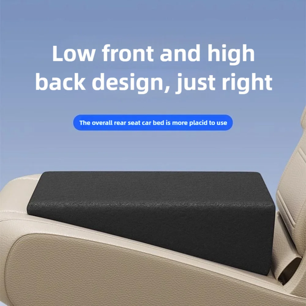 2Pcs Angled Design Car Seat Wedge Leveling Cushion Breathable Wear-resistant Backseat Leveling Mat Portable High Load Bearing