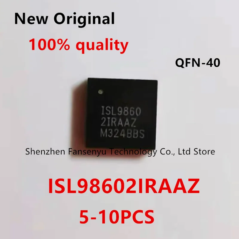 

(5-10piece) 100% New ISL98602IRAAZ ISL98602 ISL9860 2IRAAZ QFN-40 Chipset