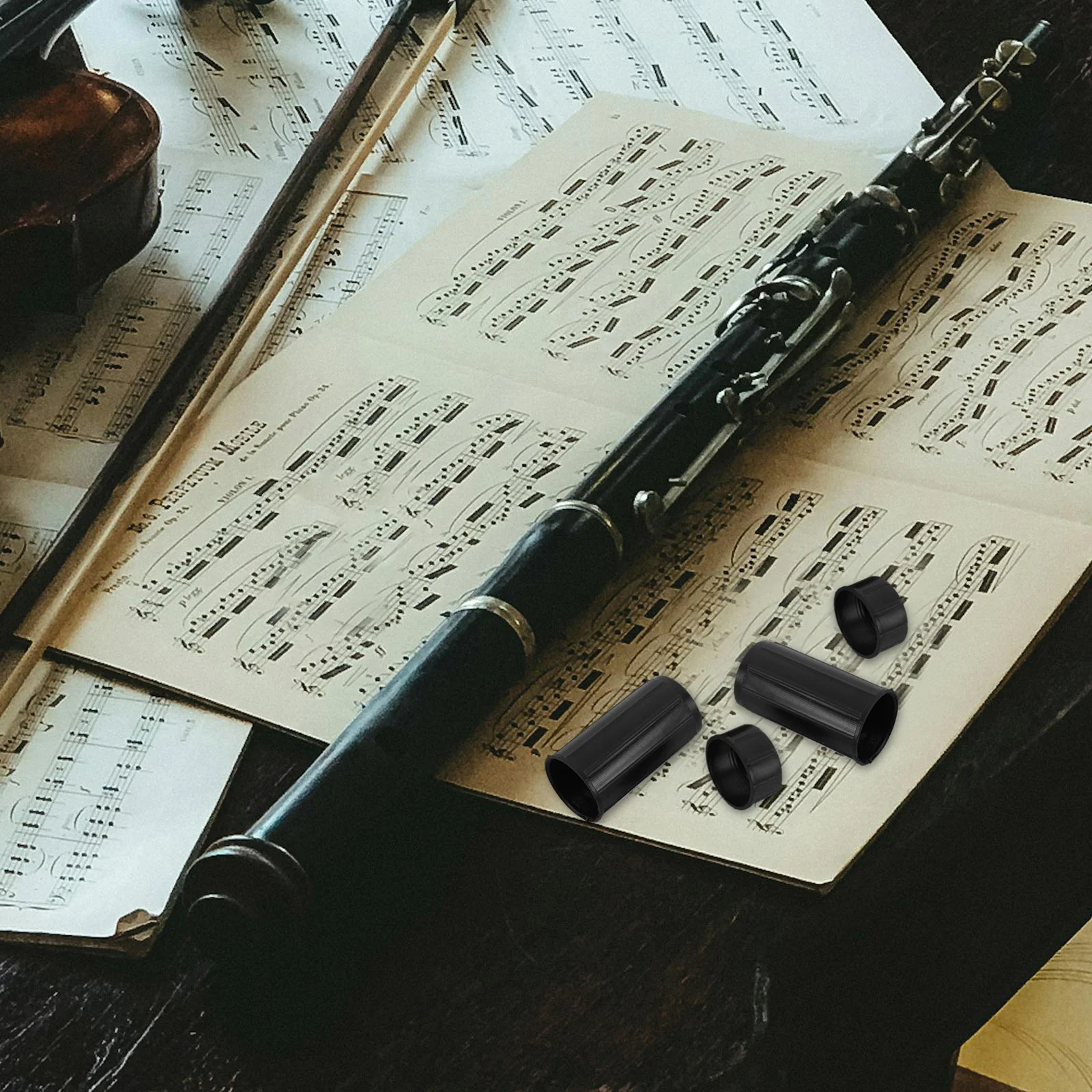 

Flute Protector Tuned Flute Plastic Interface Sleeve Lightweight Protection Cover For Musicians Students Instrument Parts