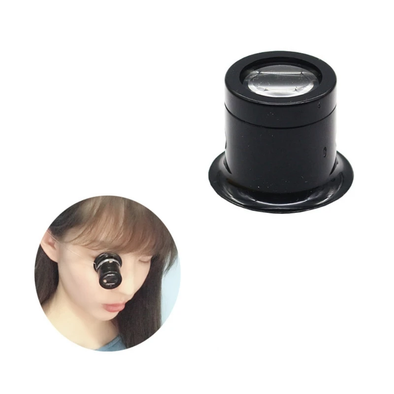 Jewelers Eye Loupe Loop Magnifier Monocular Glass for Watchmakers