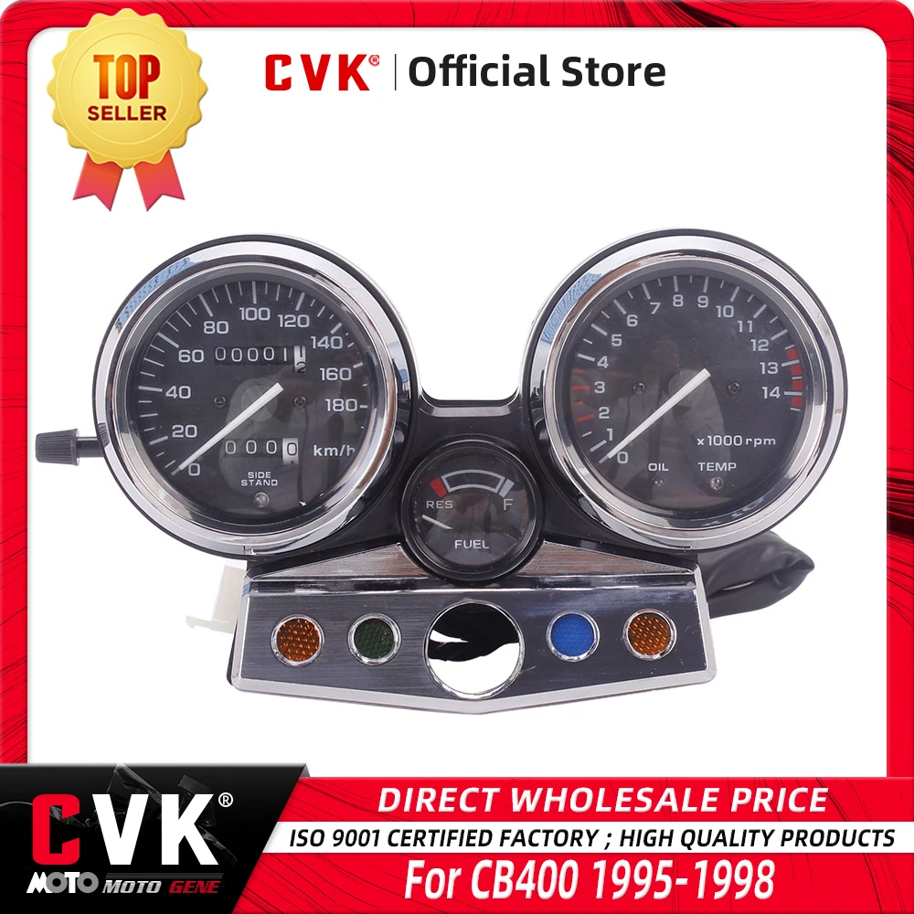 CVK Instrument Assembly Gauges Meter Cluster Speedometer Odometer Tachometer For HONDA CB400 CB400SF MC31 1995 1996 1997 1998 CB