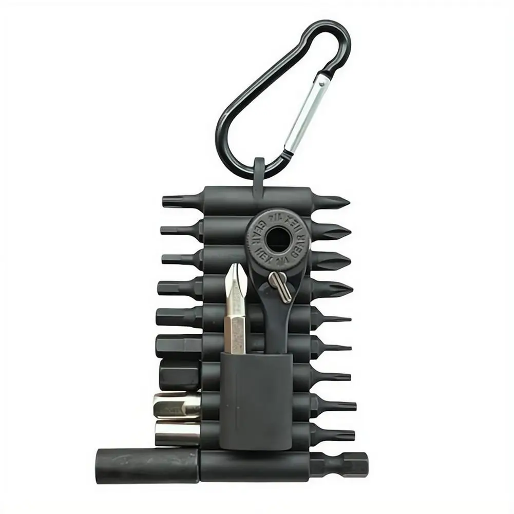 Conjunto de Chaves de Catraca Mini 22 em 1, Kit de Chaves de Fenda Multifuncional, Conjunto de Chaves de Catraca Pequenas para Eletrônicos de Carro
