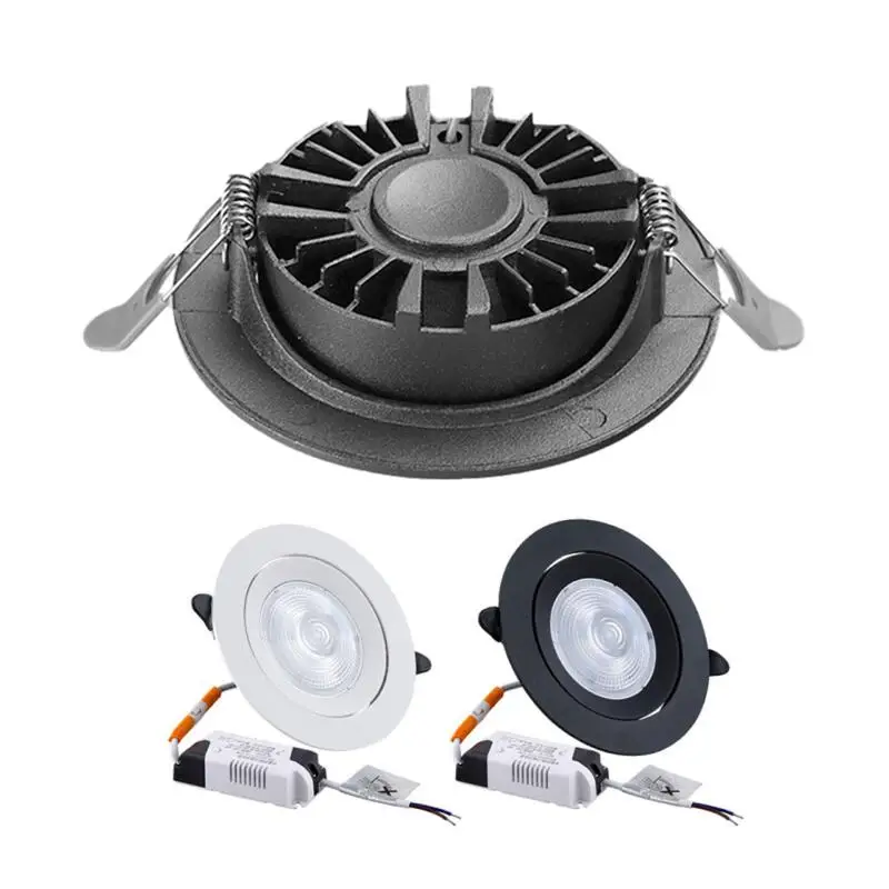 Minimalist ultra-thin spotlight LED embedded COB downlight suitable for thin ceiling household commercial wholesale price