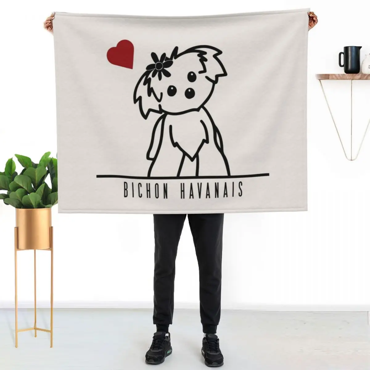 BICHON HAVANAIS Throw Blanket Thermal Flannel manga anime Decorative Sofa Luxury Brand Blankets