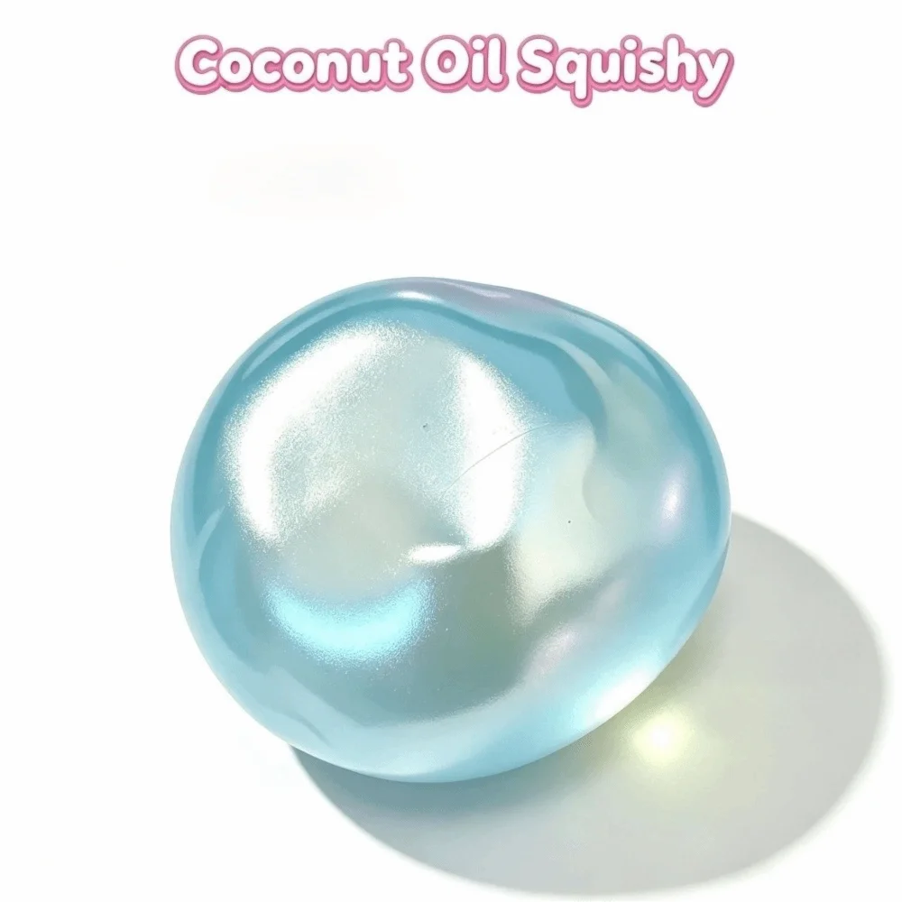 Pearl Coconut Oil Squeeze Slow Rising Squishy Slow Rebound Plasticity Reduce Pressure Ball Moldable Fidget Reduce Anxiety