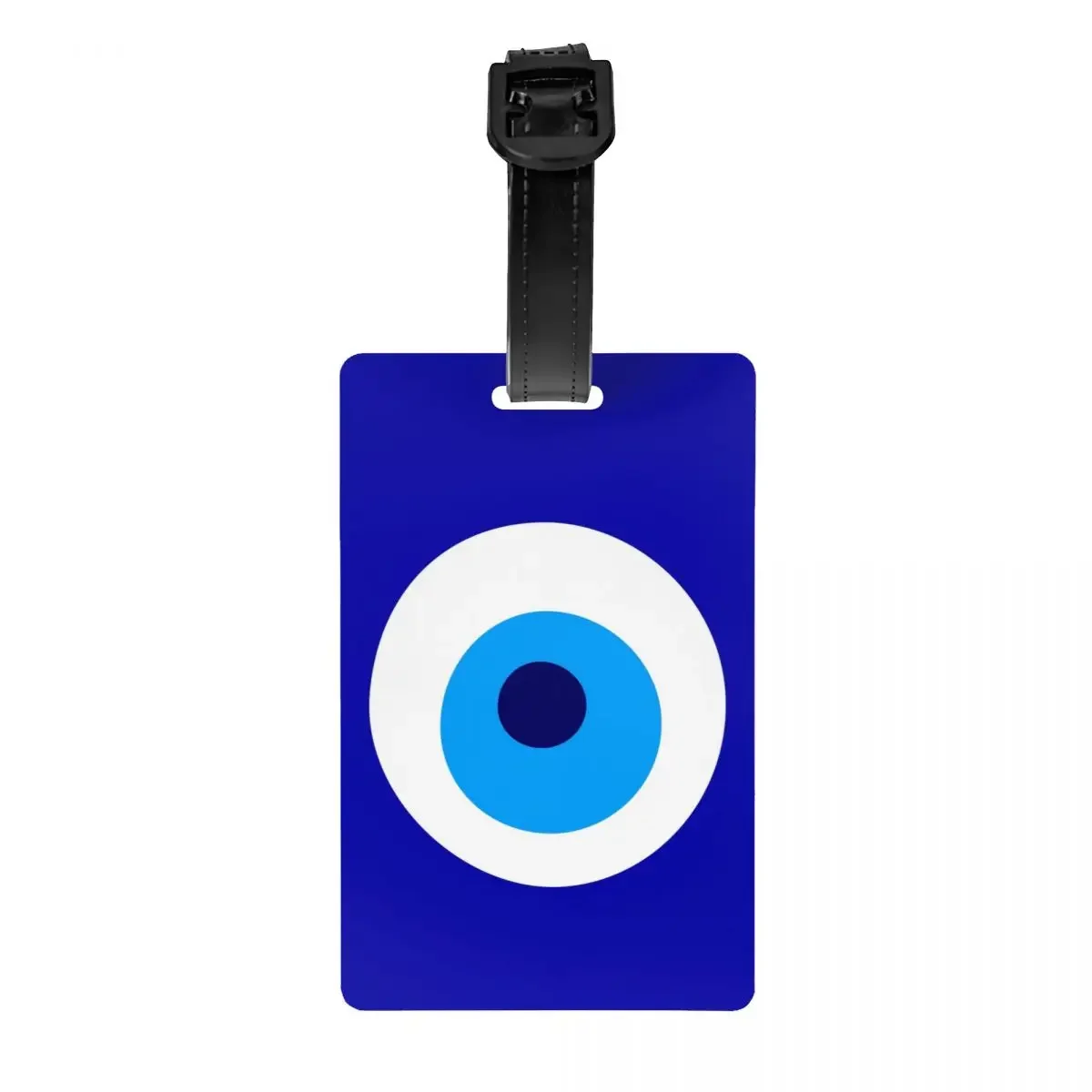 Custom Nazar Evil Eye Protection Symbol Luggage Tag for Suitcases Funny Amulet Turkish Baggage Tags Privacy Cover Name ID Card