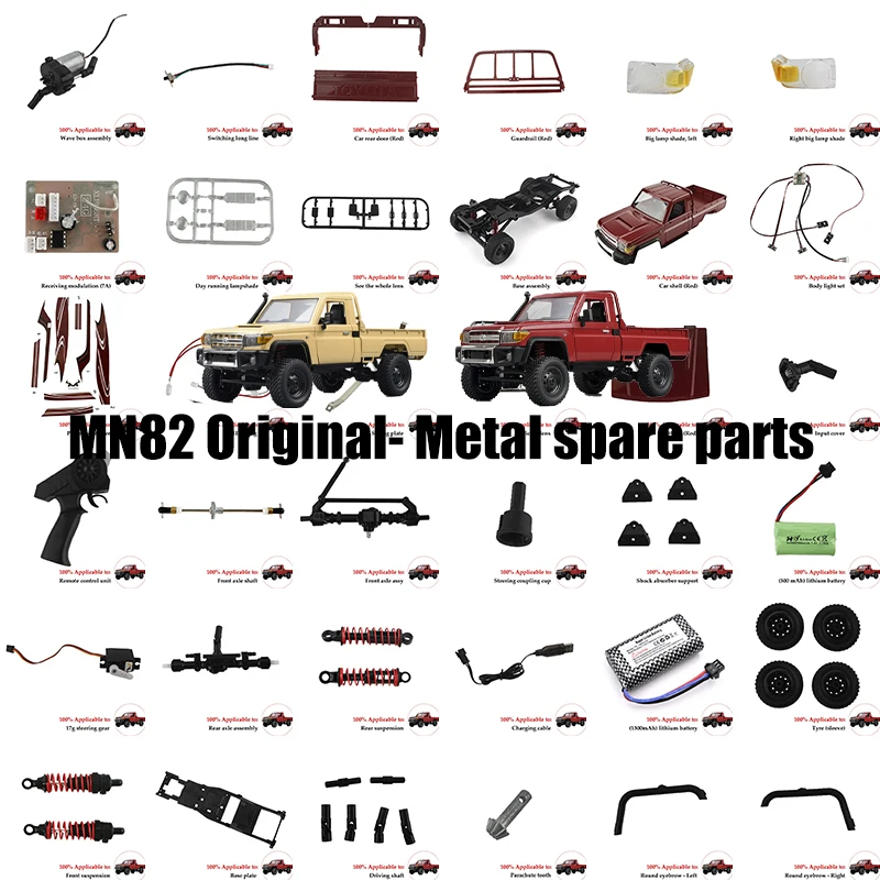 MN MODEL MN82 LC79 RC zdalnie sterowane części samochodowe aktualizacja koła brwi nieniszcząca instalacja OP części części gąsienicowe Rc
