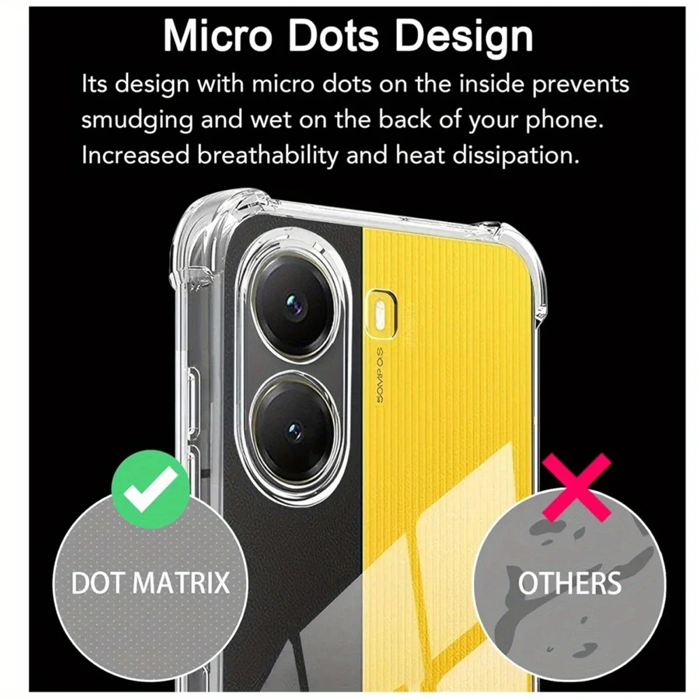 حافظة Poco X7 Pro حافظة كريستالية شفافة مضادة للصدمات لهاتف Xiaomi Poco X7 Pro X 7 Pro X7 Pro Pocox7 Pro غطاء سيليكون من البولي يوريثان