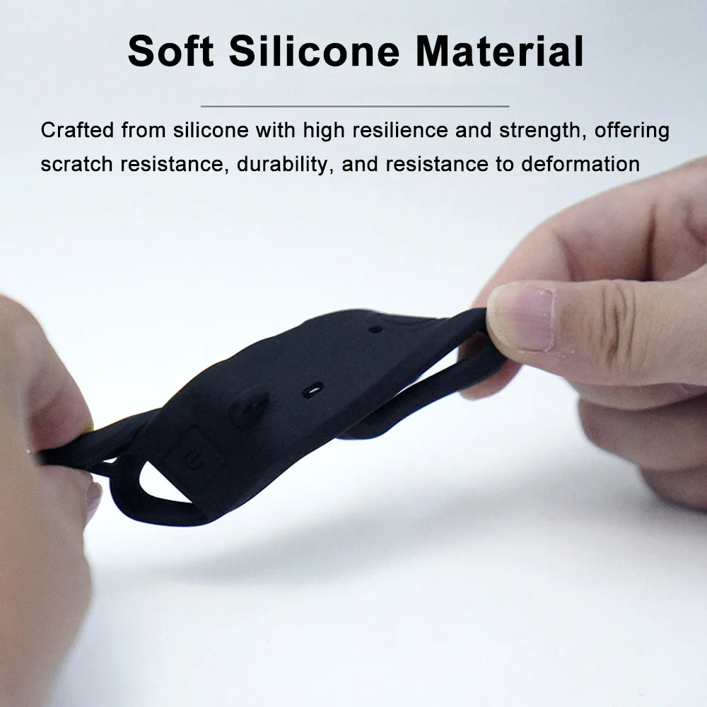 حافظة من السيليكون لـ DJI Osmo Action6، غطاء حماية مع غطاء عدسة، غطاء جلد ناعم، حافظة حماية مضادة للخدش لكاميرا Action6