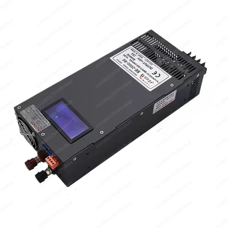 2000W Switching Power Supply 12V 166A 150V 13A Adjustable Current Voltage Lithium Lead-acid LiFePO4 Battery Charger with Display