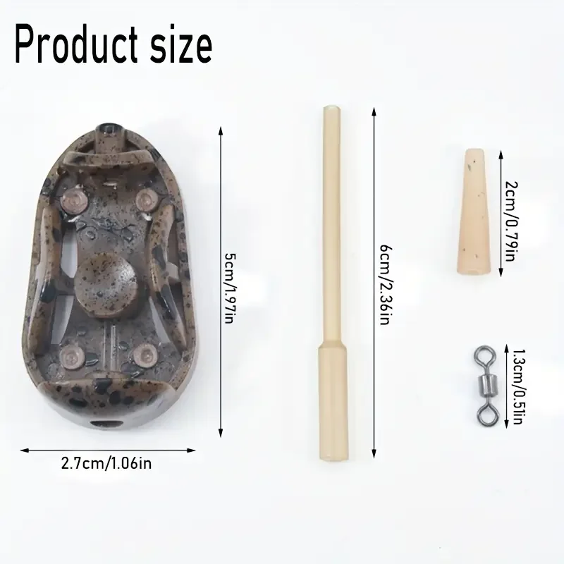 Complete Carp Fishing Feeder Kit - High-Speed Bait Launcher with Mold image 4