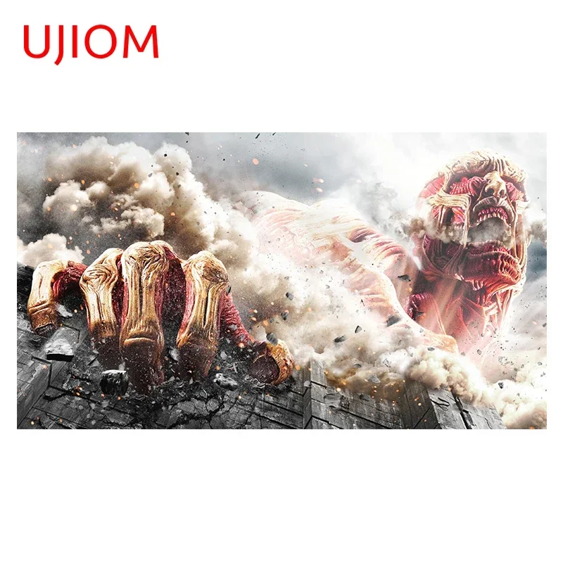 UJIOM Decoracion Para Sala Waterproof Decals Personalise Cartoon Anime Decor Poster Bedroom Decor Wall Stickers For Kids