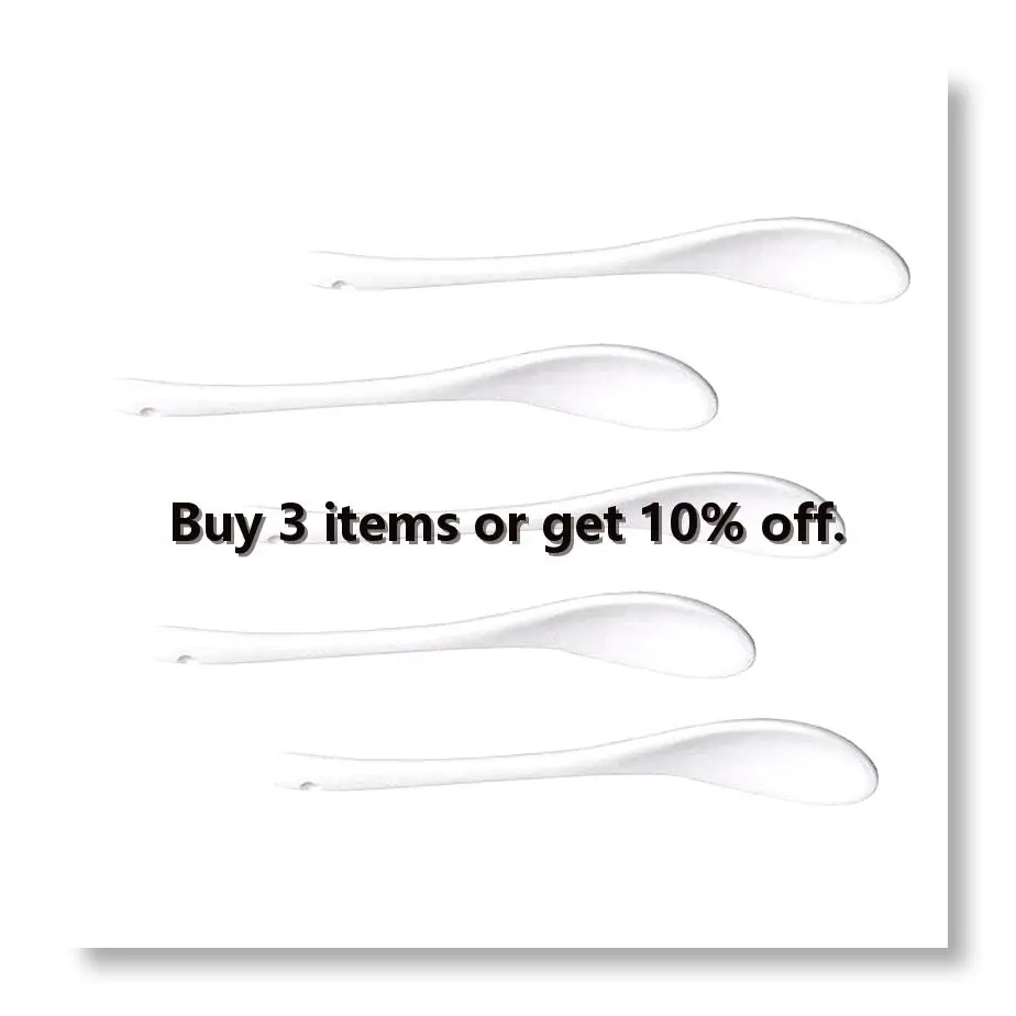 ✼5PCS White Porcelain Egg Spoons Ceramic Spoons Coffee Spoon Dessert Spoon Mocha Dip Serving Spoon