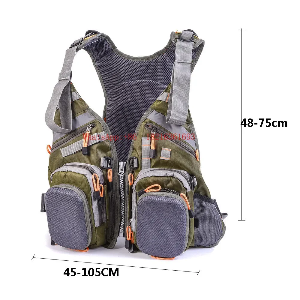 Limited Offer Life Jacket + Vest + Mountaineering Bag Multifunctional Adult Fishing Professional Fishing Vest Vest Sea Fishin