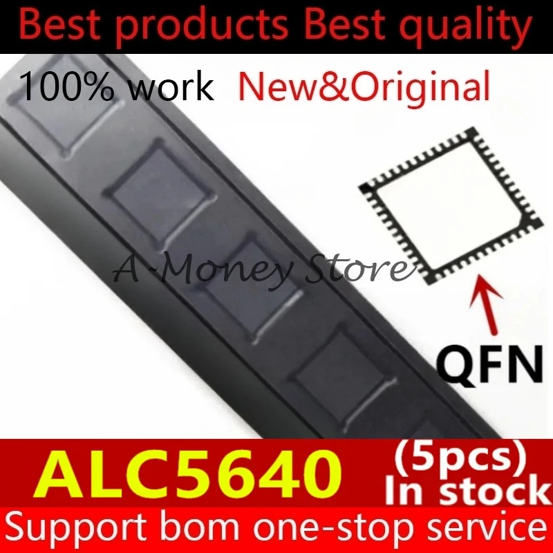 

(5pcs)ALC5640 QFN-48