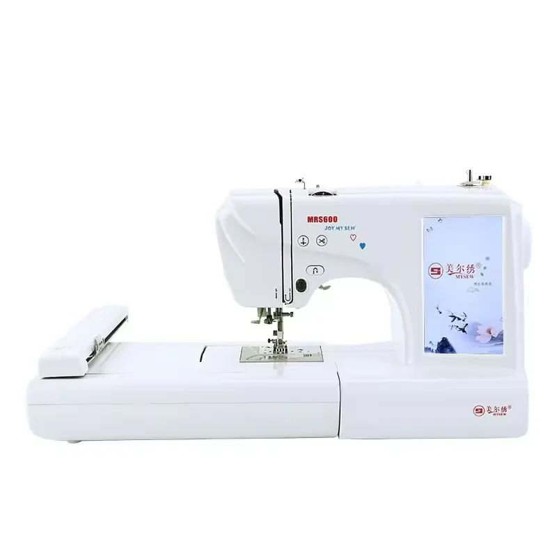 

MRS600 Factory Direct Sale Portable Household Sewing Machine Computerized Embroidery Machine Single Needle