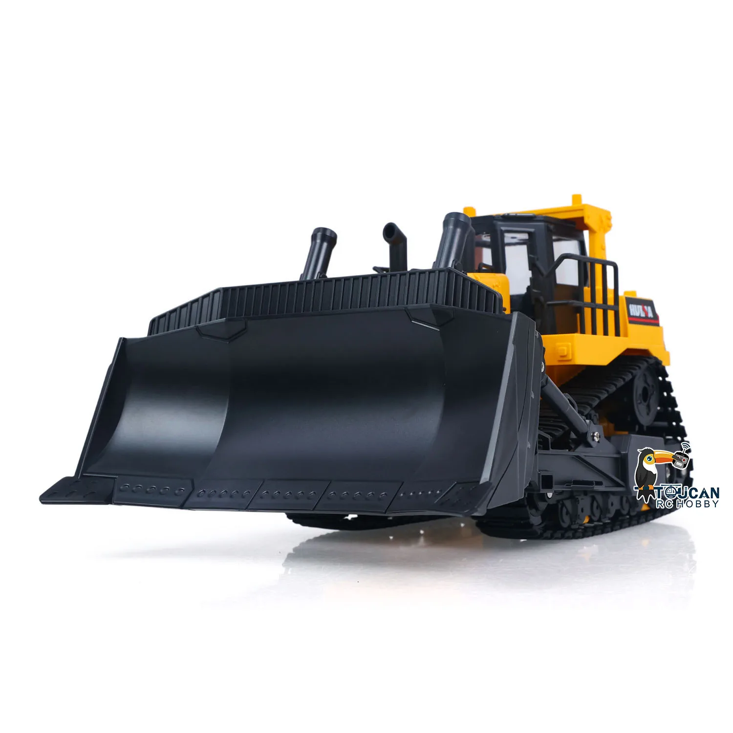 RC Bulldozer HUINA 1554 1/16 Elektrischer Ferngesteuerter Bulldozer RTR Metall-Ripper Lichteffekt Batteriebetriebenes Fertigmodell Geschenke – Detail 2