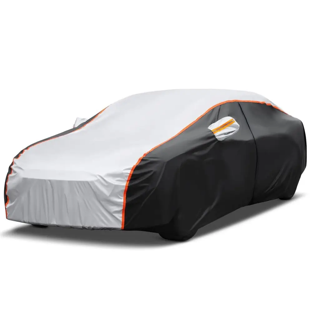 

Universal Waterproof Car Cover for All Weather Protection with UV, Wind, and Snow Resistance for Hatchbacks up to 177 inches