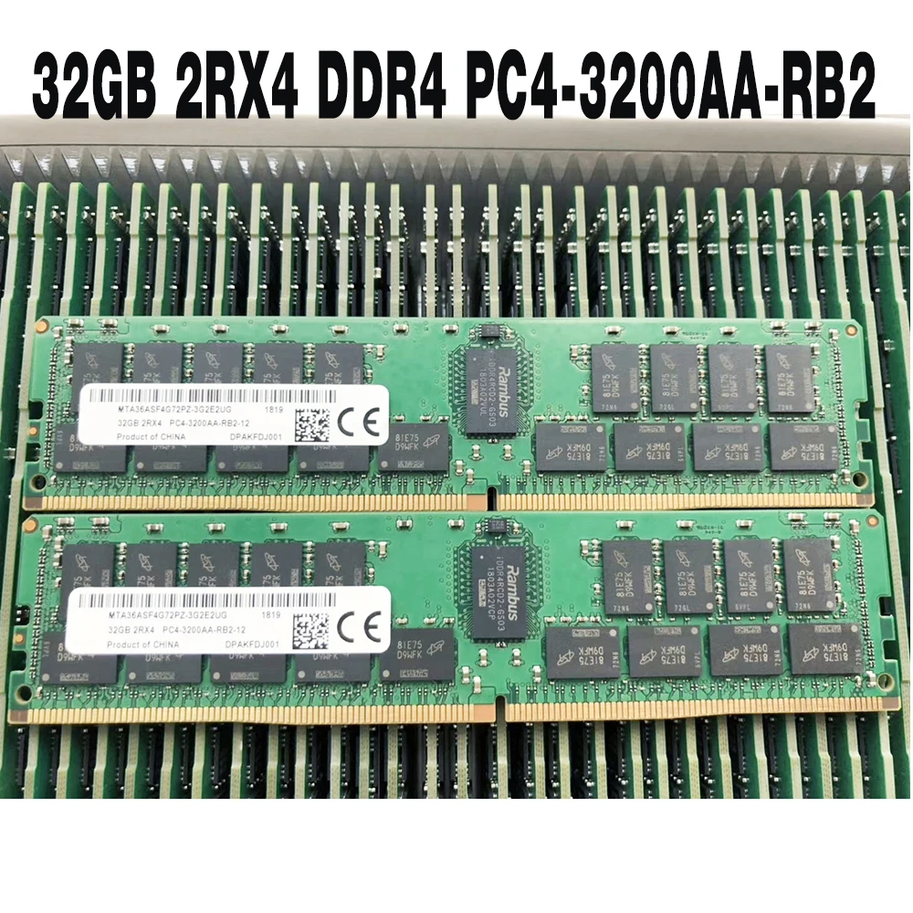 1 Uds. Para MT RAM MTA36ASF4G72PZ-3G2E2 memoria de servidor envío rápido alta calidad 32G 32GB 2RX4 DDR4 3200 PC4-3200AA-RB2