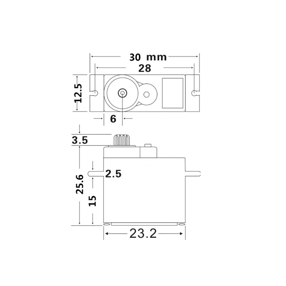 2065R Waterproof Metal Gear Servo 2065 2065T 2065A for TRAXXAS TRX4 TRX6 Summit 1/10 RC Car Upgrade Parts Accessories