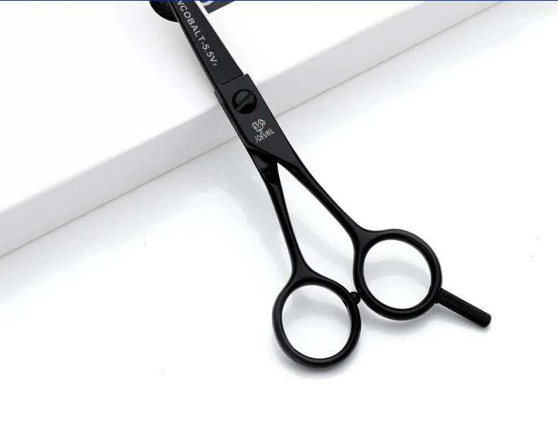 Hairdressing scissors in scissors 5.5 inch rubber finger ring mustache scissors scissors hair professional 5.5