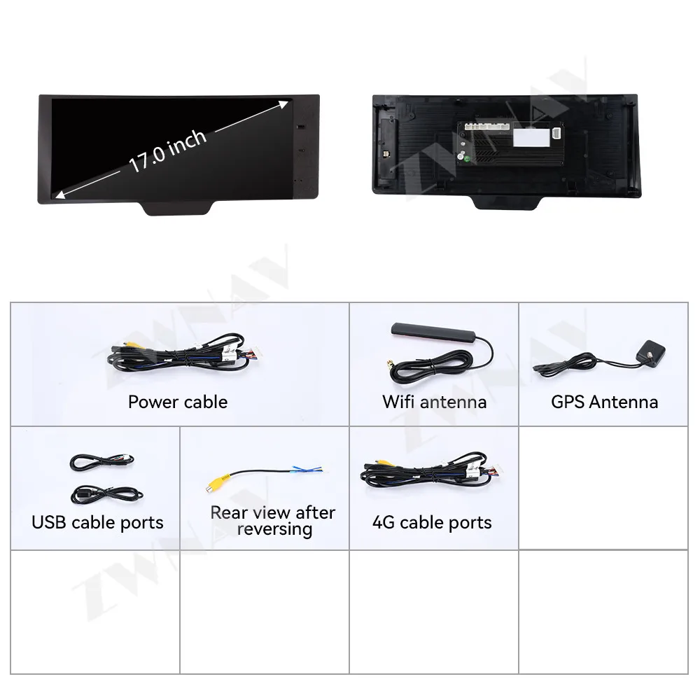 17 ''أندرويد 13 لدودج رام 2013-2018 ، كوالكوم ، شاشة ترفيهية مساعد الطيار مشغل وسائط متعددة لاسلكي Carplay CarRadio