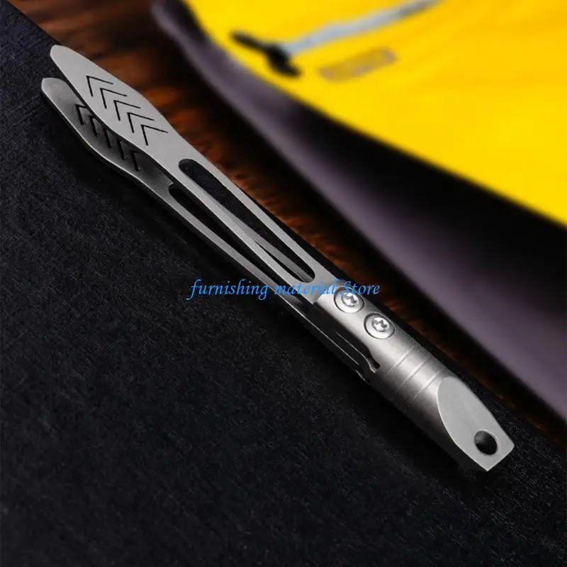 

Y5GD Ergonomic Keychain Tweezers Strong Clamping Force For Electronics And Jewelry