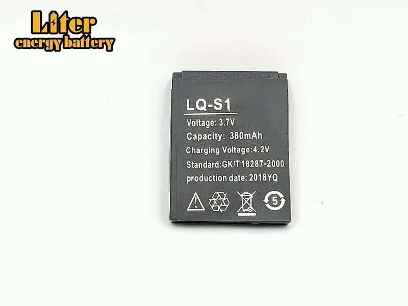 For Q18 Smart Watch Battery Smartwatch Clock Spare Rechargeable Li-ion Polymer Battery 3.7V 380 MAH Battery Wrist Watch Battery