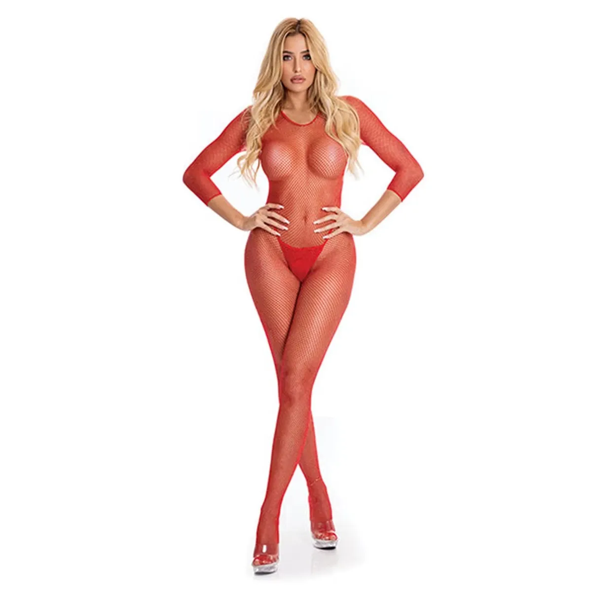 New Hot Sexy Lingerie Mesh Body calze per le donne biancheria intima erotica Crotchless Fishnet Lenceria collant vestiti discoteche