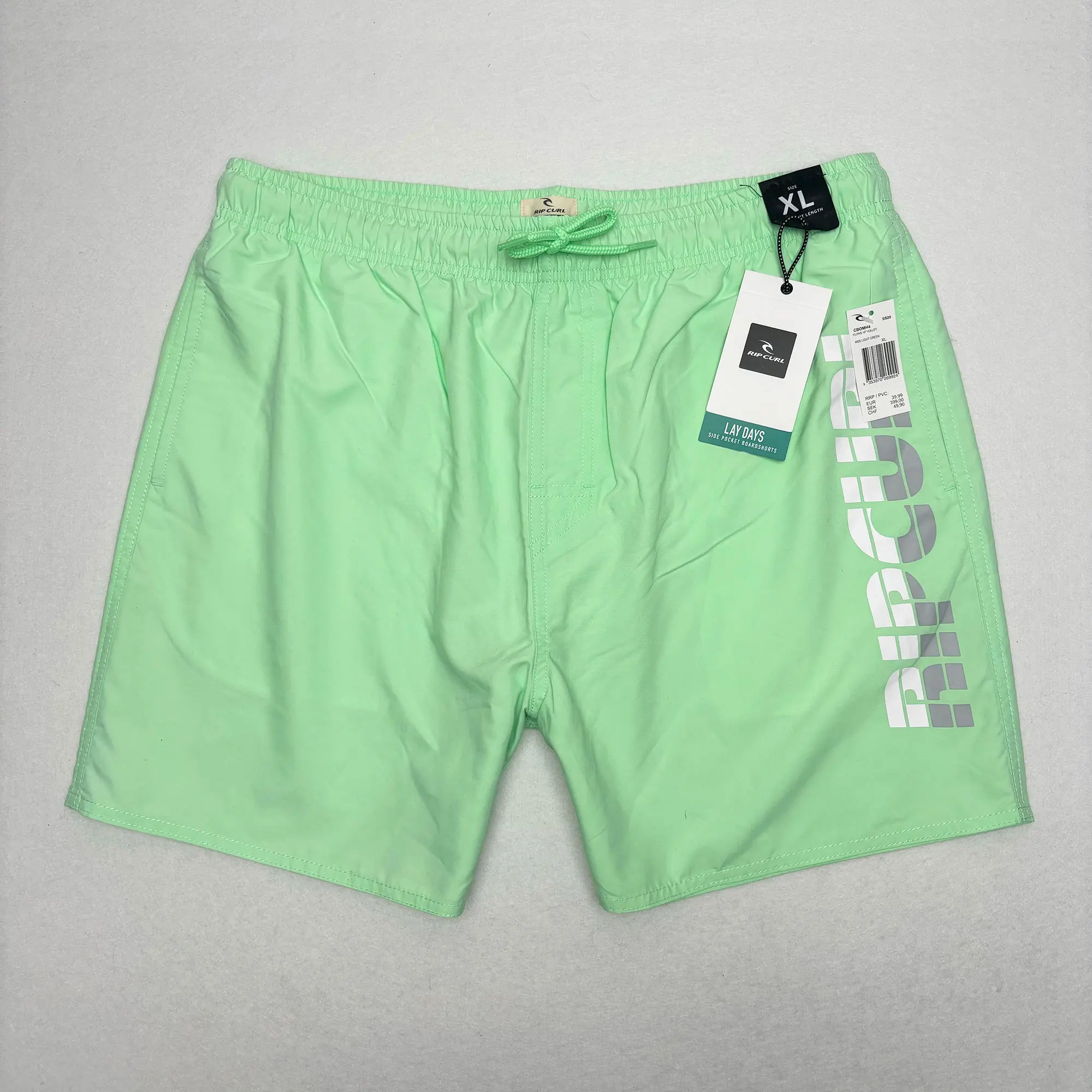 Bermudas deportivas para hombre, pantalones cortos con cintura ajustable, capa interior de red, M, L, XL, XXL, RIP Curl, 16 pulgadas