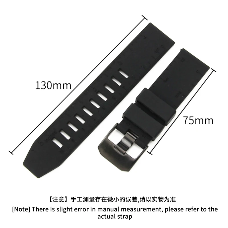 High Quality Waterproof Durable Rubber Watchband 23mm Men Dividing Rule Replace Original Watch Strap for Polar Mido Tissot