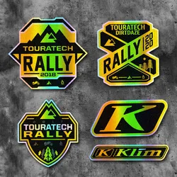 Laser Rainbow Reflective Stickers For Motorcycle Top Box Body Decals for BMW R1200GS Adventure F850GS