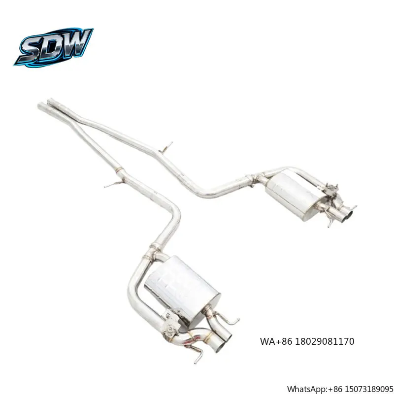 

Factory Custom Catback Exhaust Pipes for S GLS300 GLS350 GLS400 GLS450 C200 C300 Valve Muffler Escape Exhaust System Tuning