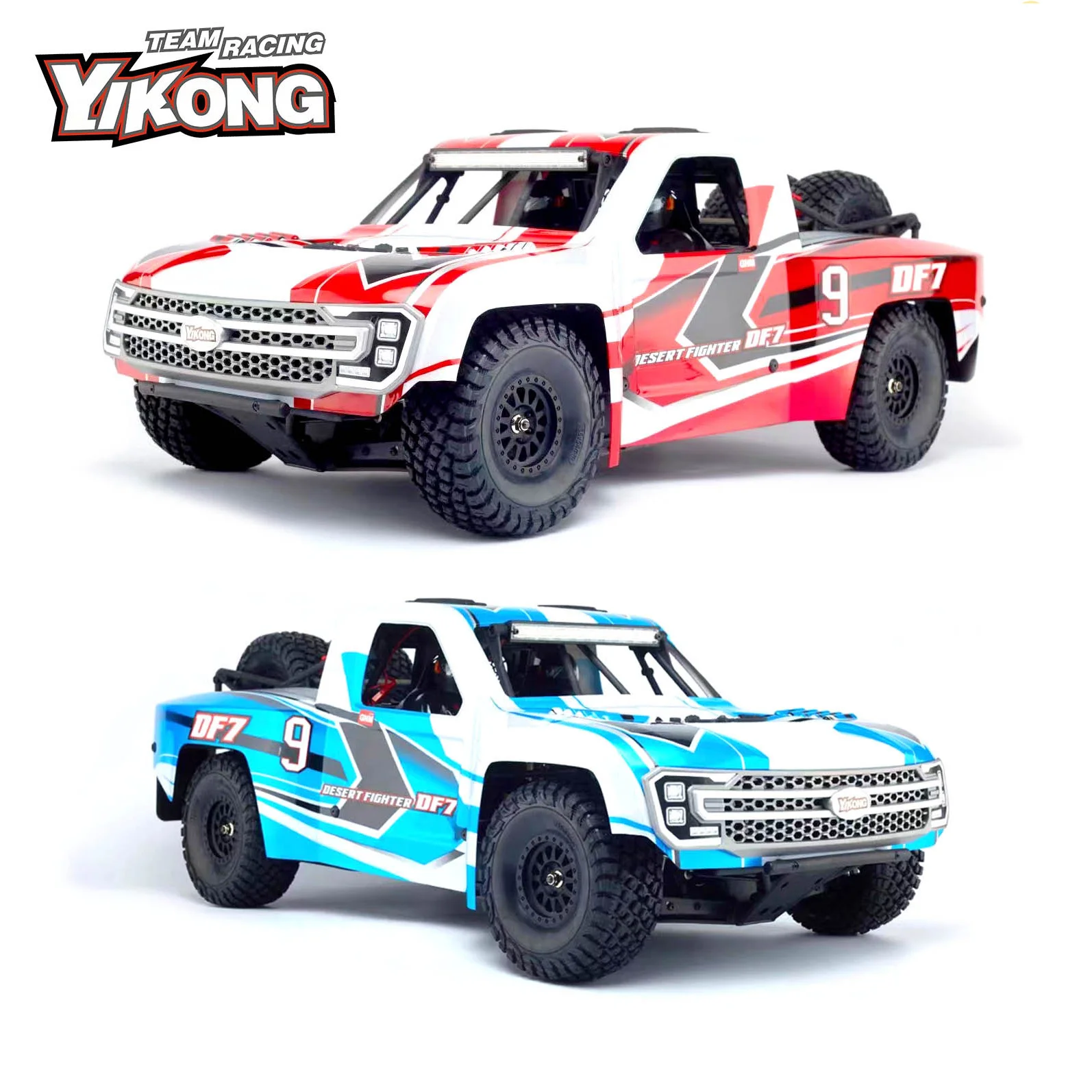 

YIKONG 1/7 RC Climbing Car 4WD DF7 V2 Remote Control Desert Crawler Assembled Off-road Vehicle Model Outdoors Toy TH22544