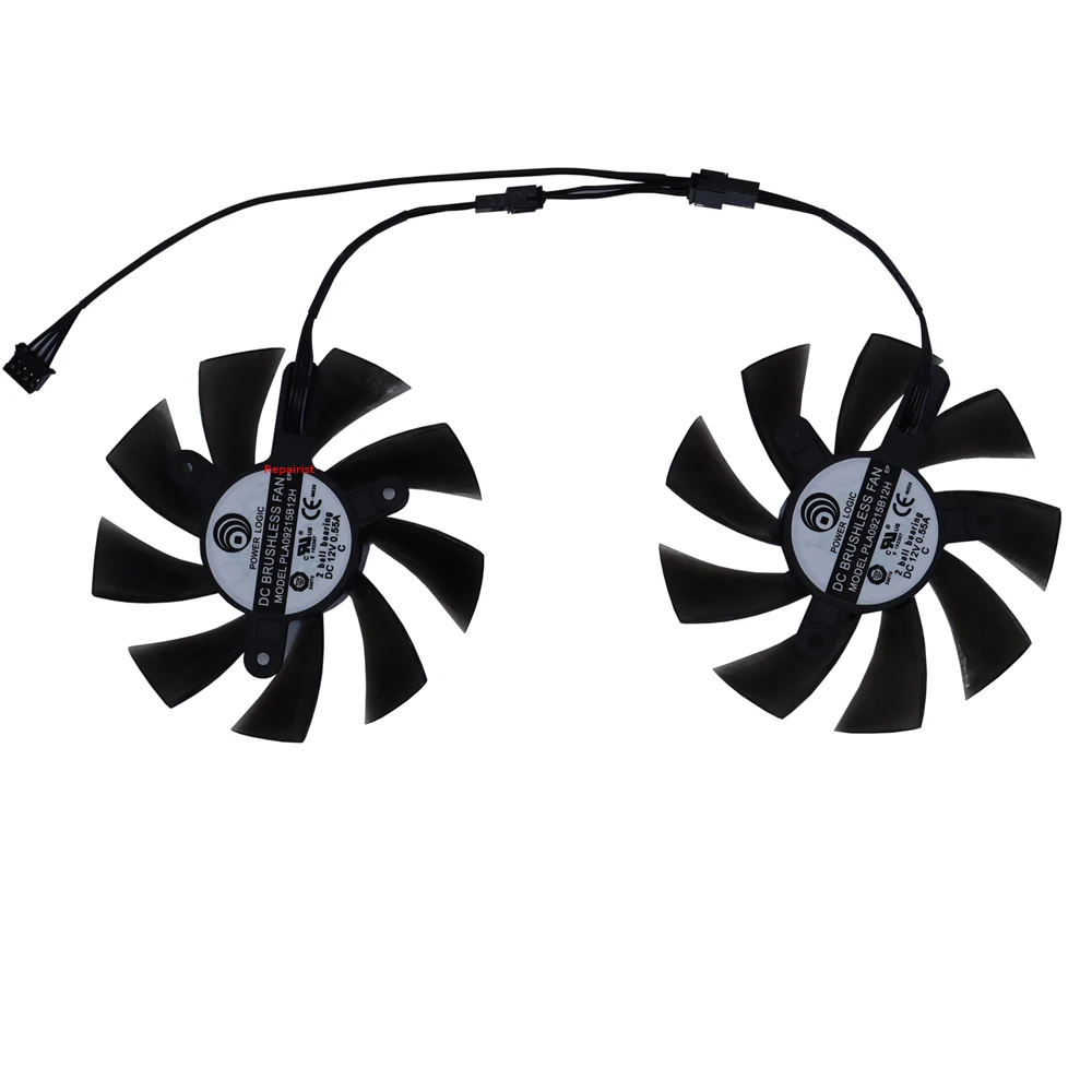 2 Teile/satz PLA09215B12H GA92S2H,GPU VGA Video Kühler Fan,Für ZOTAC RTX 2070 SUPER MINI,Für ZOTAC GAMING RTX 2060 Twin Fan,Für ZOTAC RTX 2060 SUPER MINI,Für Zotac Gaming RTX2060 AMP,ersetzen CF9015H12S