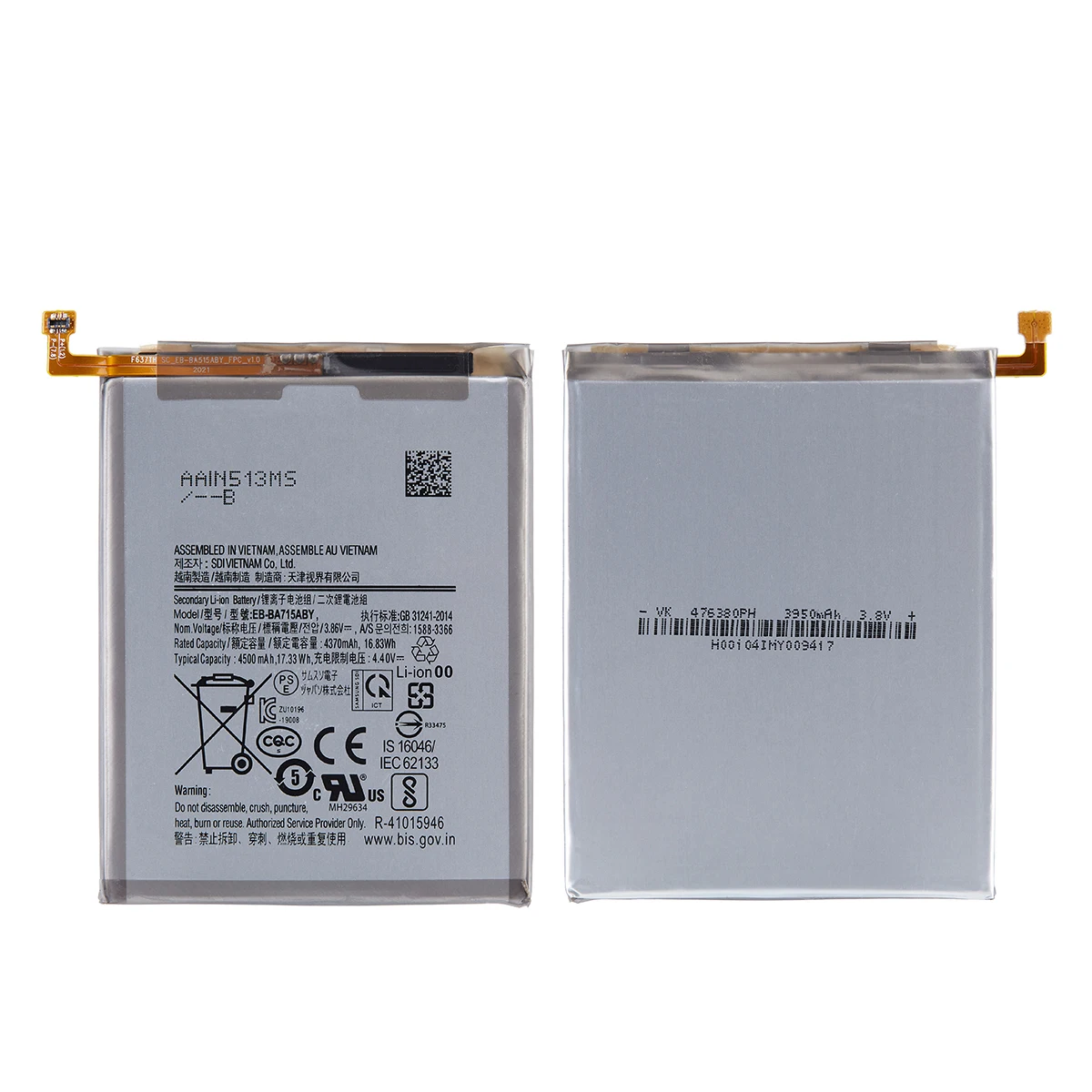 Brand New EB-BA715ABY 4500mAh Replacement Battery For Samsung Galaxy A71 SM-A7160 A7160 Mobile phone Batteries+Tools