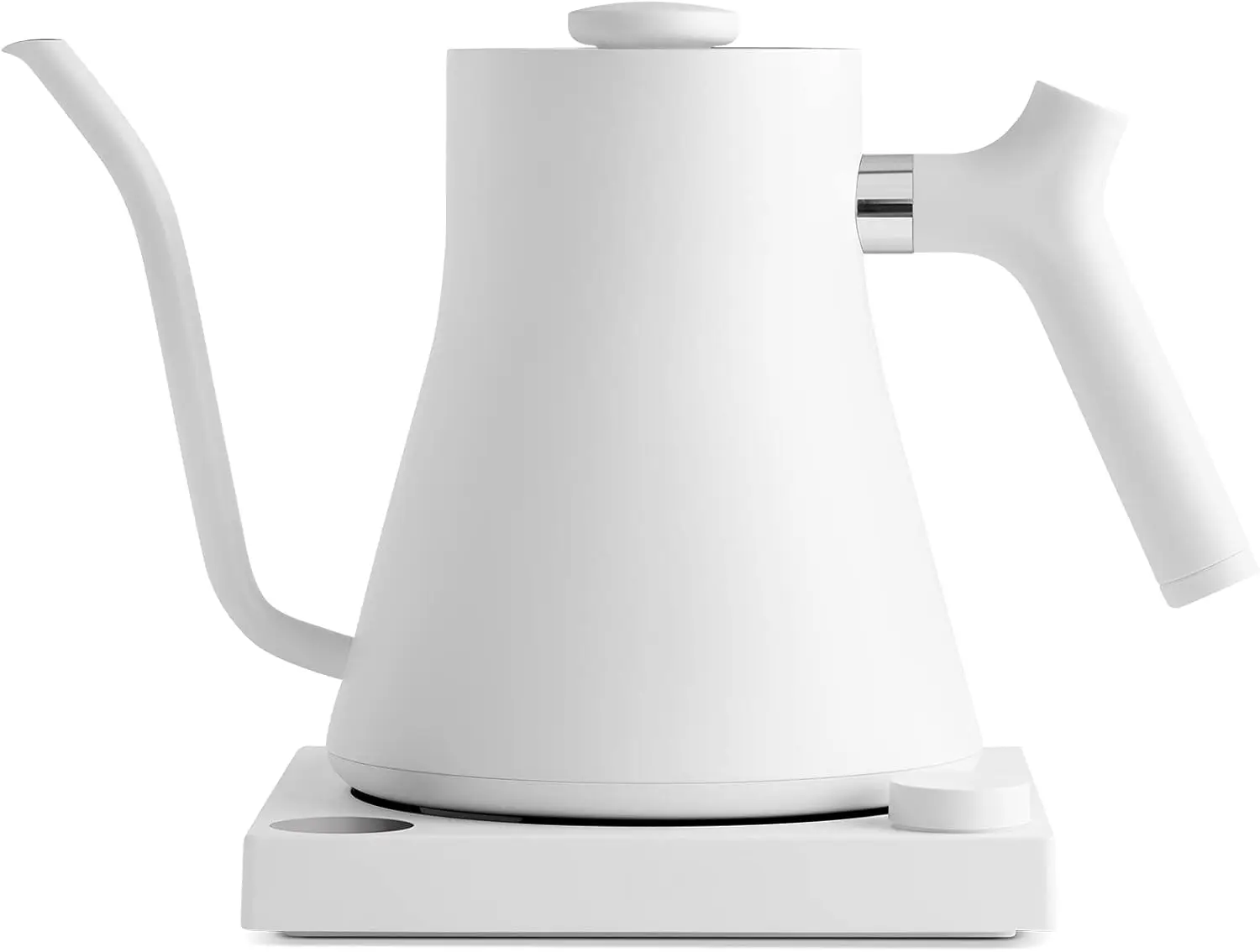 Stagg EKG Electric Gooseneck Kettle - Pour-Over Coffee and Tea Kettle - Stainless Steel Kettle Water Boiler - Matte White