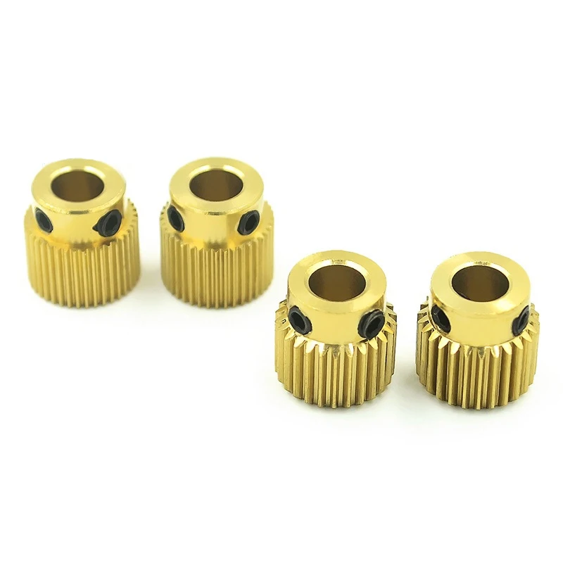 

5~500Pcs 3D Printer Accessories 26 Teeth 40 Teeth MK7/MK8 Brass Reducer Feeding Wheel Extrusion Wheel