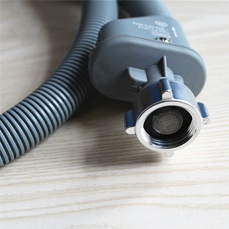 ABZA-خرطوم الغسالة 1.5 متر 3/4 بوصة مدخل توقف المياه بما في ذلك خرطوم صمام الأمان #4