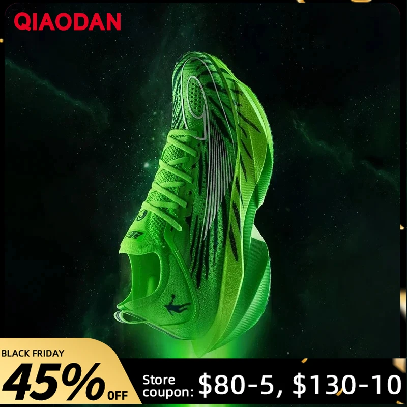 

QIAODAN Feiying Plaid 2.0 Men Running Shoes 2025 Professional Marathons Shock-Absorbant Rebound Soft Training Shoes QDB023252290